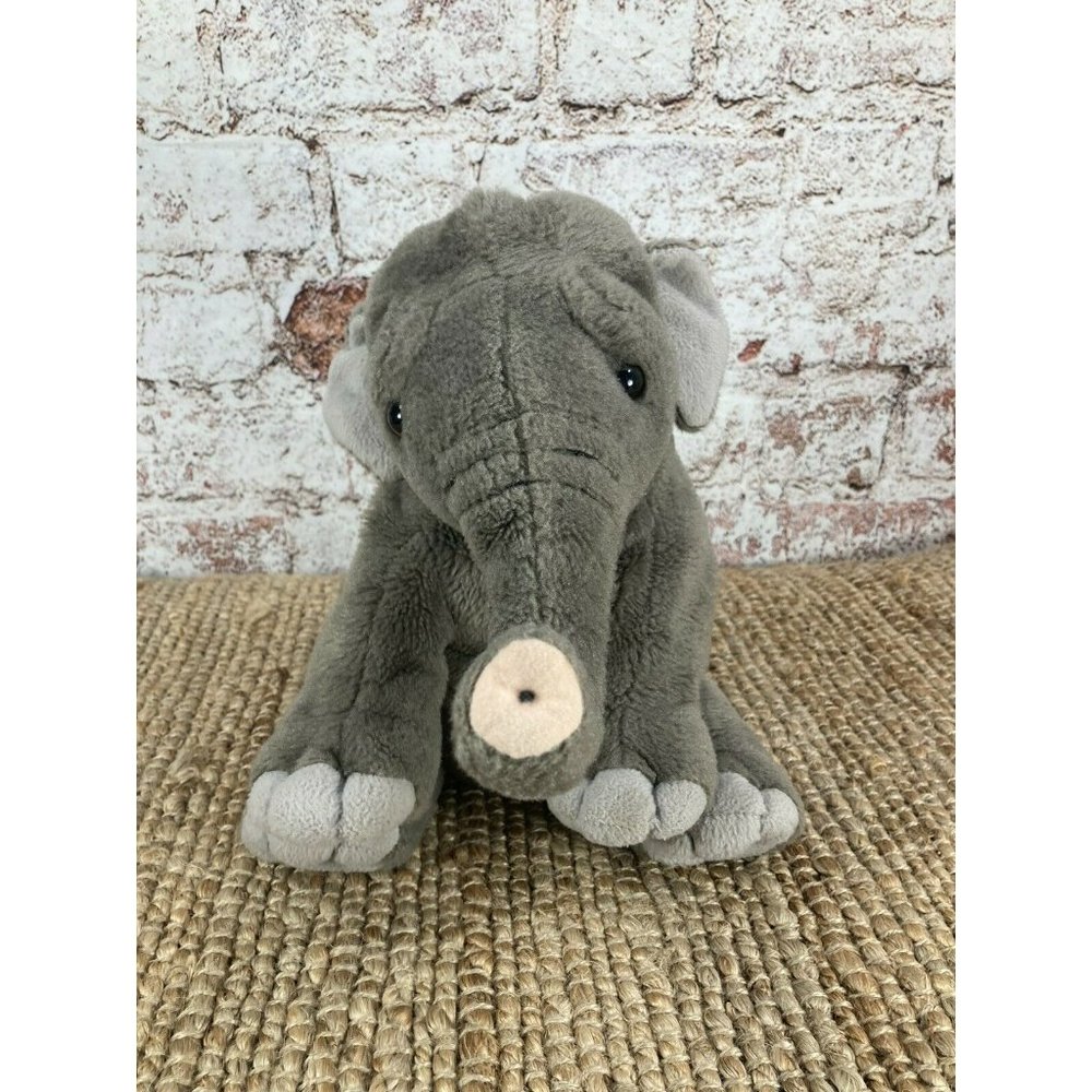 Wild Republic Elephant Plush Bean Bag Stuffed Animal Toy Plushie 12in